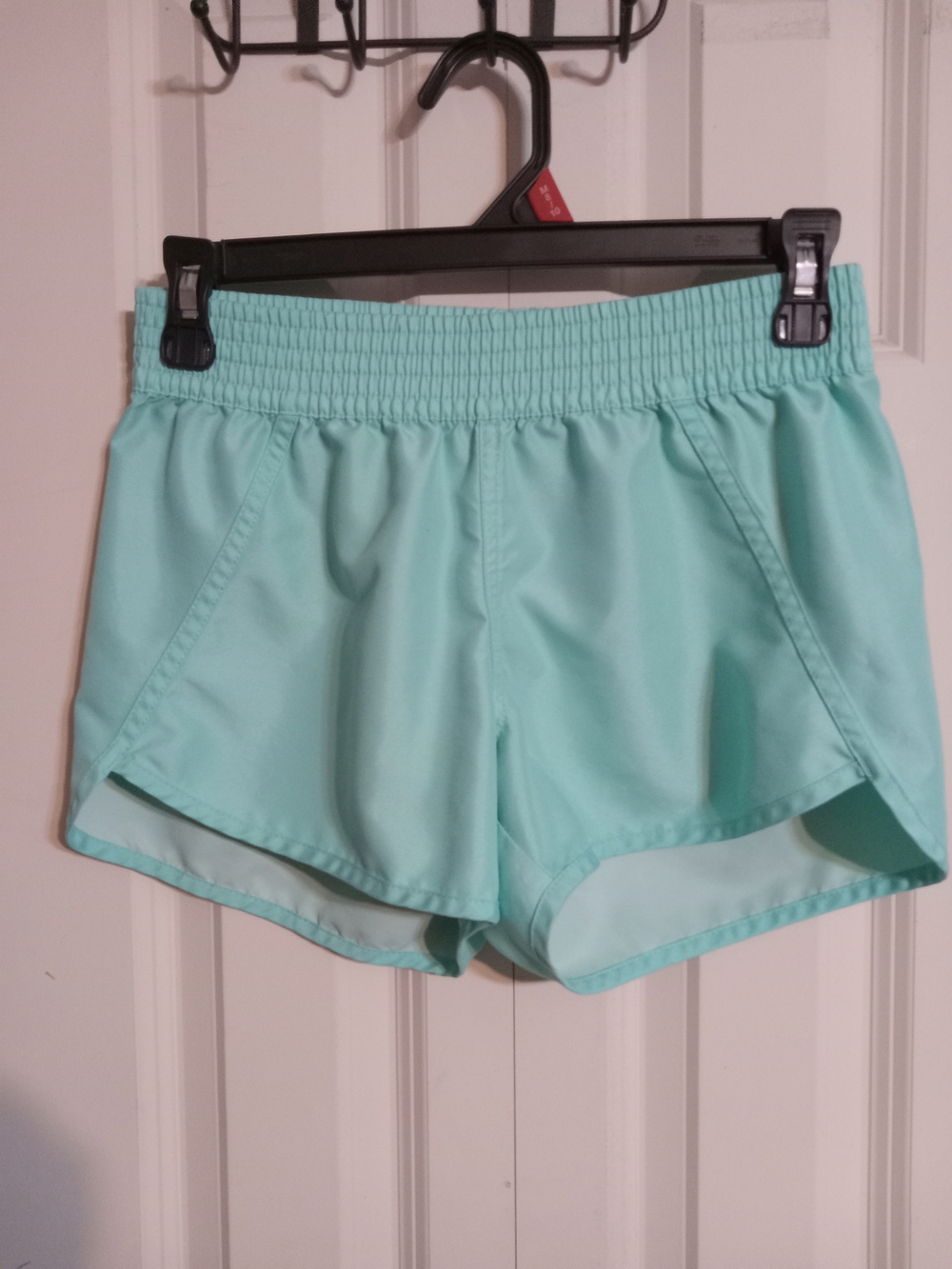 OP Mint Aqua Athletic Shorts with Elastic Waistband